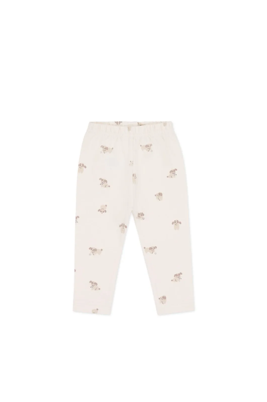 Organic Cotton Everyday Legging - Sasha Puppy Tofu