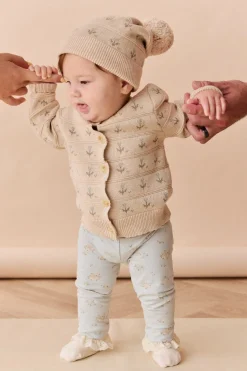Organic Cotton Everyday Legging - Petite Fleur Blue