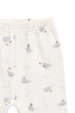 Organic Cotton Everyday Legging - Whales