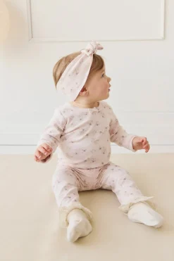 Organic Cotton Everyday Legging - Sweet Pea Floral
