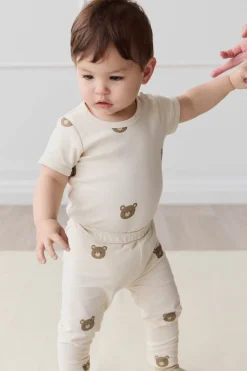Organic Cotton Everyday Legging - Bobbie Bear Tofu