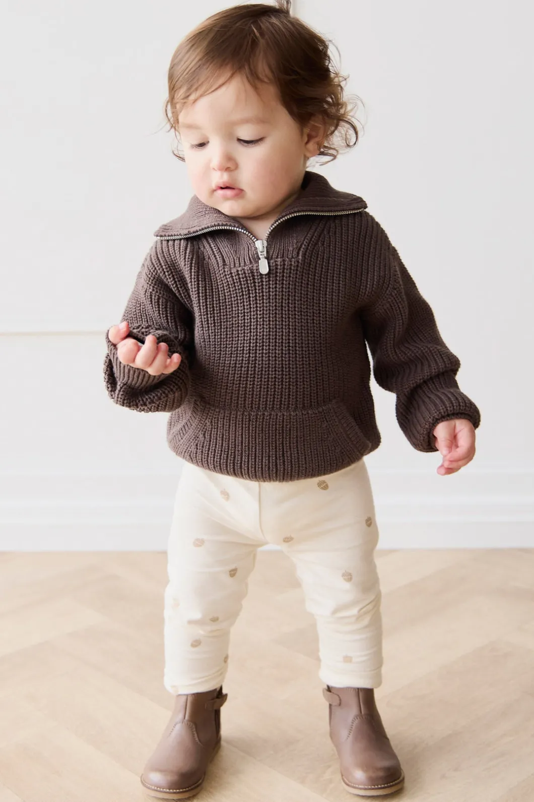 Organic Cotton Everyday Legging - Acorns Tofu