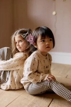 Organic Cotton Everyday Legging - Mini Gingham Bistre