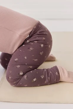 Organic Cotton Everyday Legging - Goldie Huckleberry Large