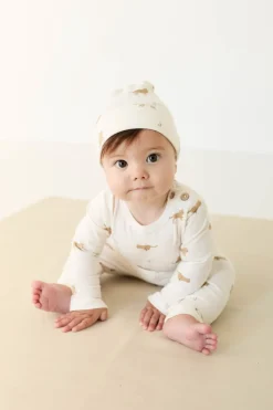 Organic Cotton Everyday Legging - Lenny Leopard Cloud
