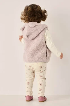 Organic Cotton Everyday Legging - Lauren Floral Tofu