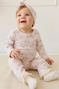 Organic Cotton Everyday Legging - Sweet Pea Floral