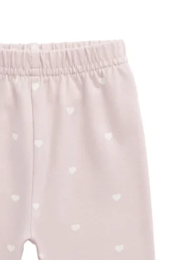 Organic Cotton Everyday Legging - Petite Heart Old Rose