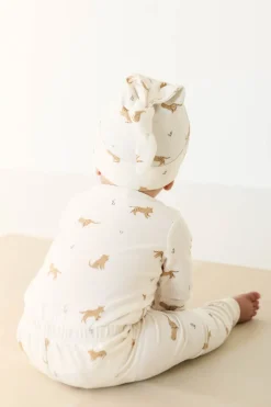 Organic Cotton Everyday Legging - Lenny Leopard Cloud