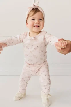 Organic Cotton Everyday Legging - Sweet Pea Floral