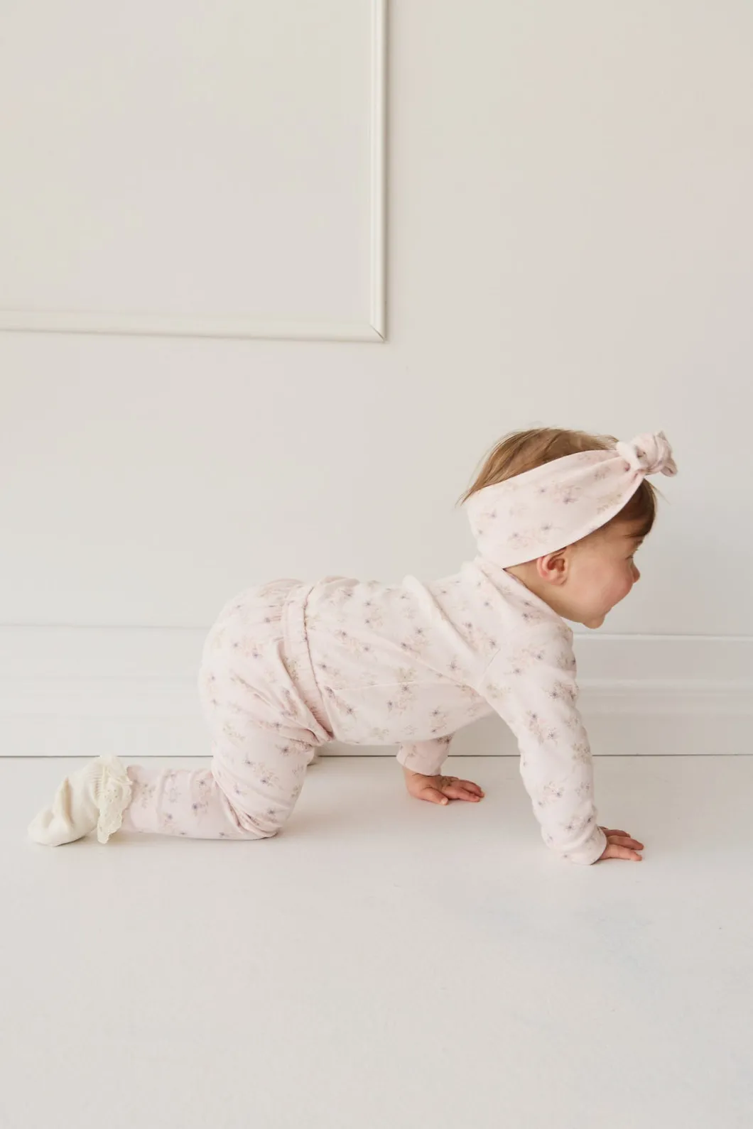 Organic Cotton Everyday Legging - Sweet Pea Floral