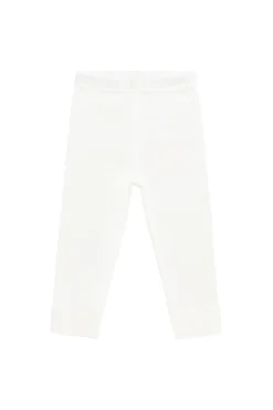 Organic Cotton Fine Rib Everyday Legging - Parchment