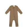 Organic Cotton Fine Rib Gracelyn Onepiece - Caramel