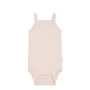 Organic Cotton Fine Rib Singlet Bodysuit - Pillow