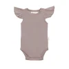 Organic Cotton Fleur Bodysuit - Softest Mauve
