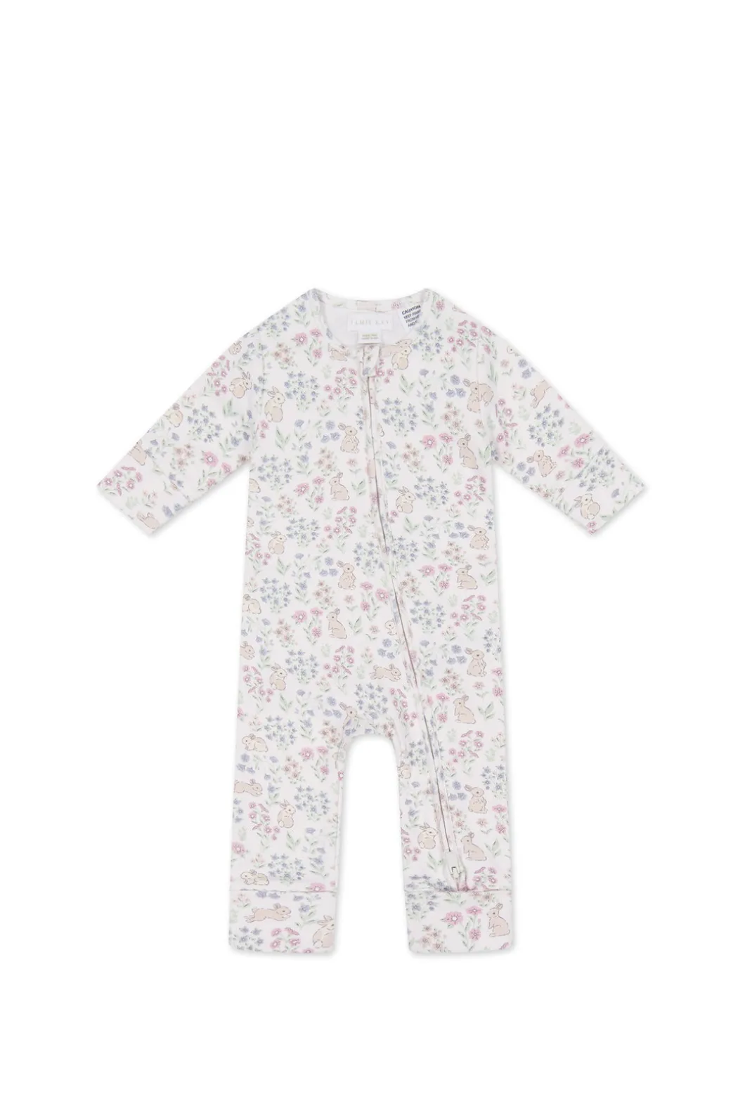 Organic Cotton Frankie Onepiece - Penny's Egg Hunt Parisian Pink