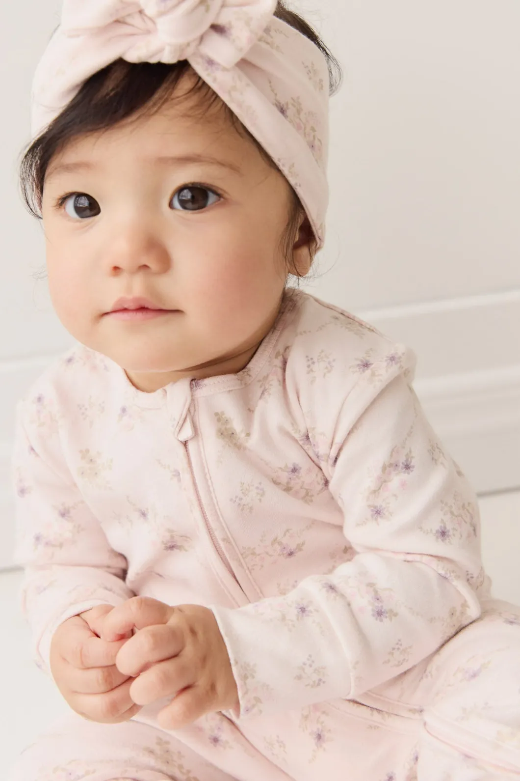 Organic Cotton Frankie Onepiece - Sweet Pea Floral