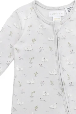 Organic Cotton Frankie Onepiece - Swanning Dawn Blue
