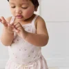 Organic Cotton Frill Bloomer - Sweet Pea Floral