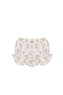 Organic Cotton Frill Bloomer - Selena Tofu