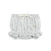 Organic Cotton Frill Bloomer - Petite Fleur Blue