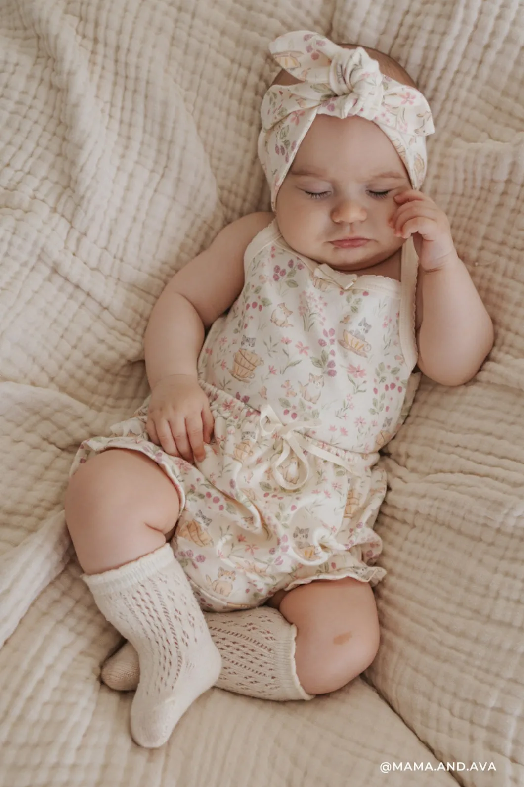 Organic Cotton Frill Bloomer - Moons Garden