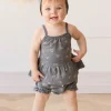 Organic Cotton Frill Bloomer - Simone Lava