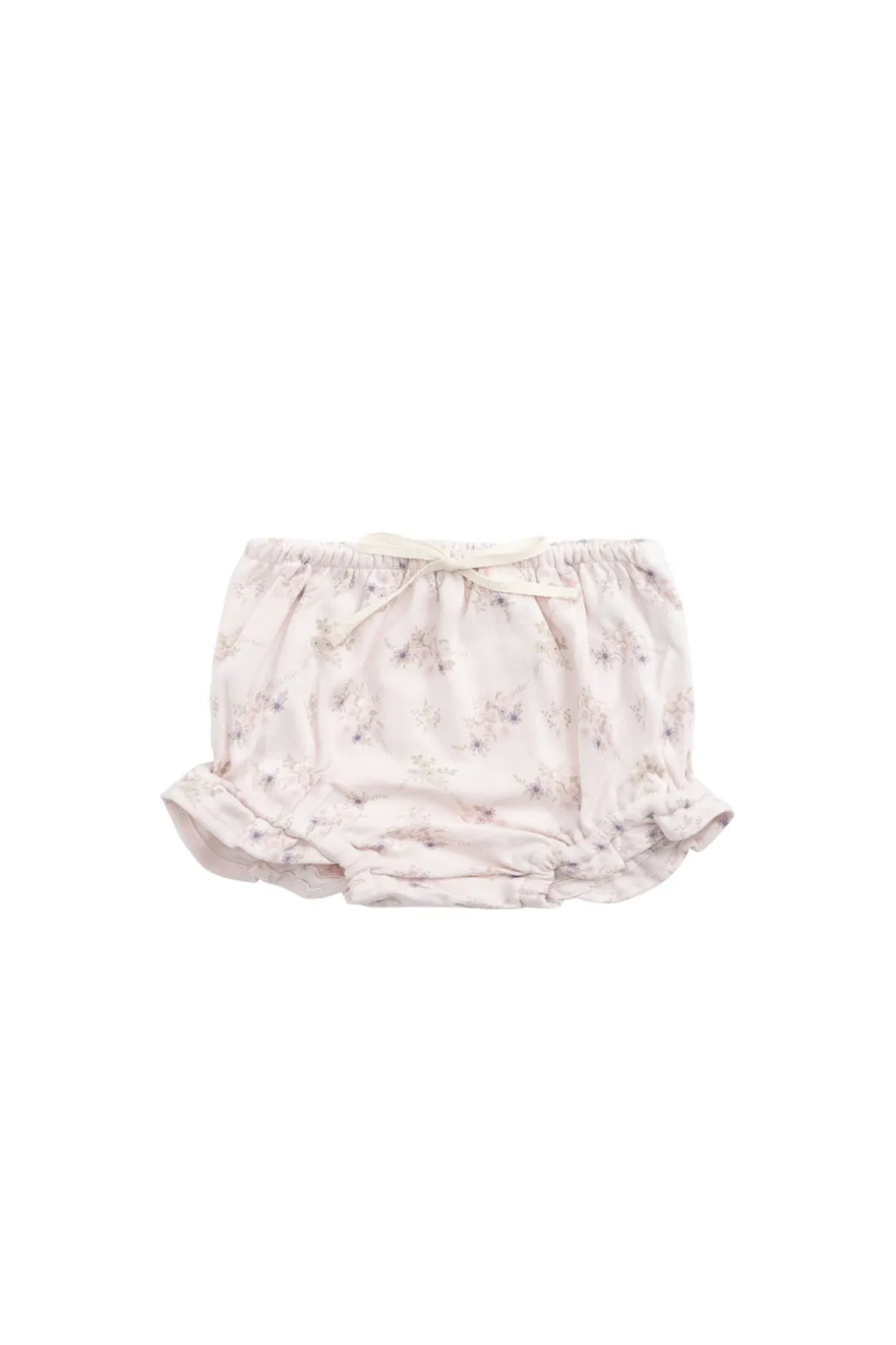 Organic Cotton Frill Bloomer - Sweet Pea Floral