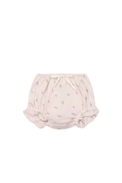 Organic Cotton Frill Bloomer - Meredith Violet