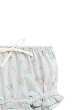 Organic Cotton Frill Bloomer - Petite Fleur Blue