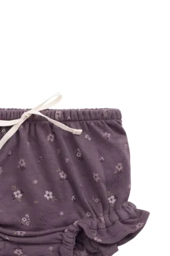 Organic Cotton Frill Bloomer - Goldie Huckleberry Large