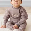 Organic Cotton Georgie Sweatshirt - Tweed Sasha Puppy