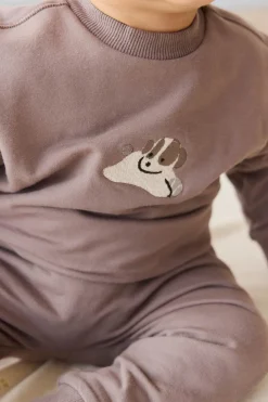 Organic Cotton Georgie Sweatshirt - Tweed Sasha Puppy