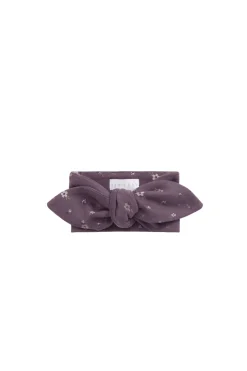 Organic Cotton Headband - Goldie Huckleberry Large