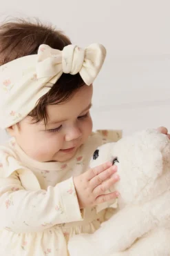 Organic Cotton Headband - Emilia Egret