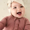 Organic Cotton Headband - Lauren Floral Tofu