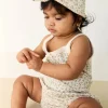Organic Cotton Headband - Blueberry Ditsy