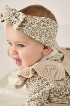 Organic Cotton Headband - Ariella Eggnog