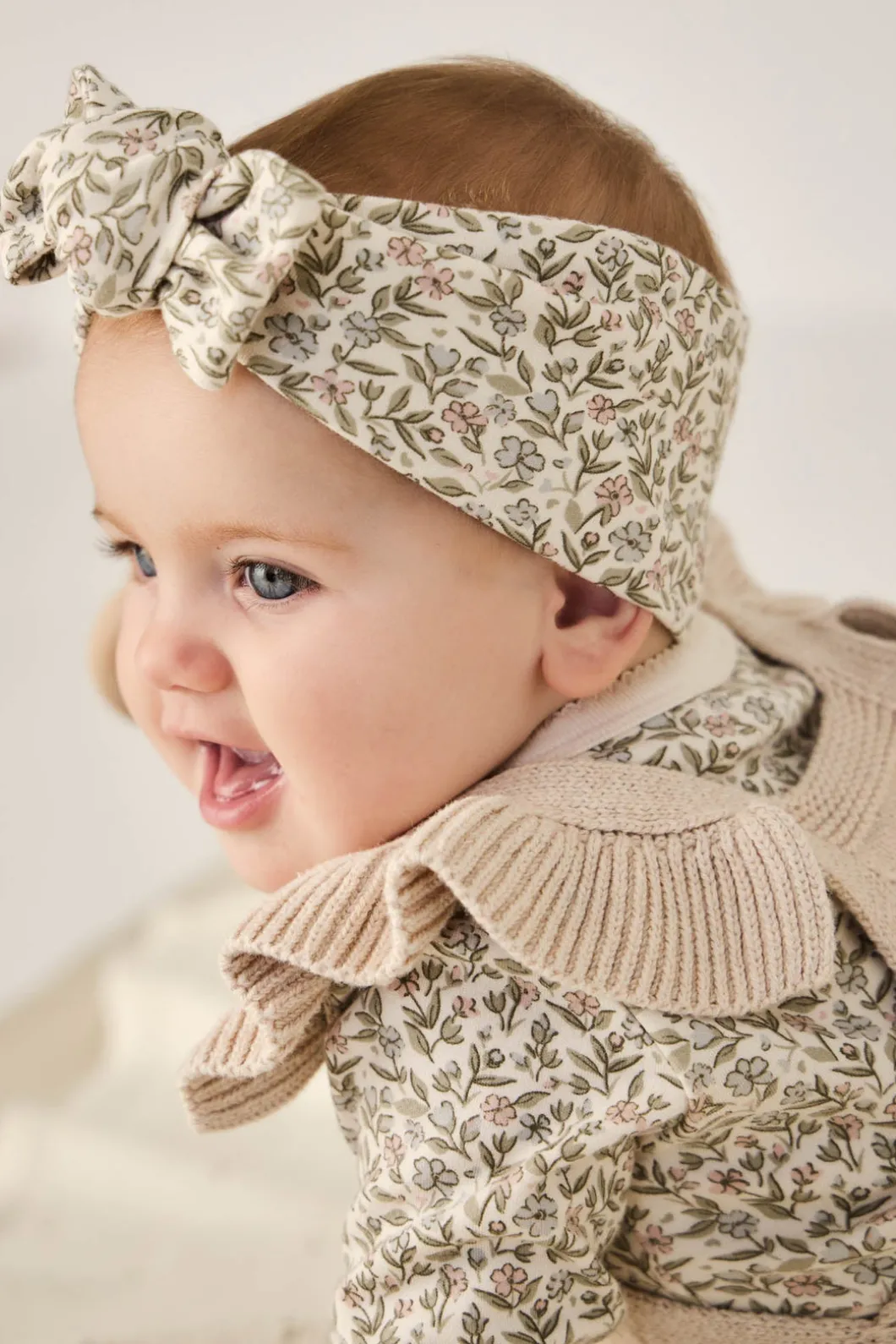 Organic Cotton Headband - Ariella Eggnog
