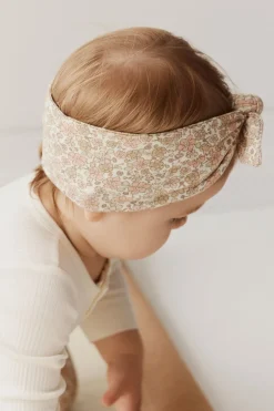 Organic Cotton Headband - Chloe Egret