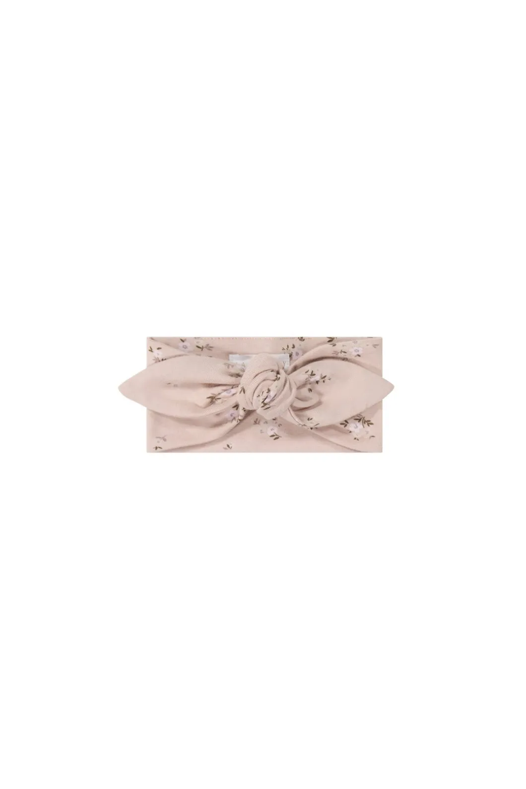 Organic Cotton Headband - Goldie Bouquet Rose