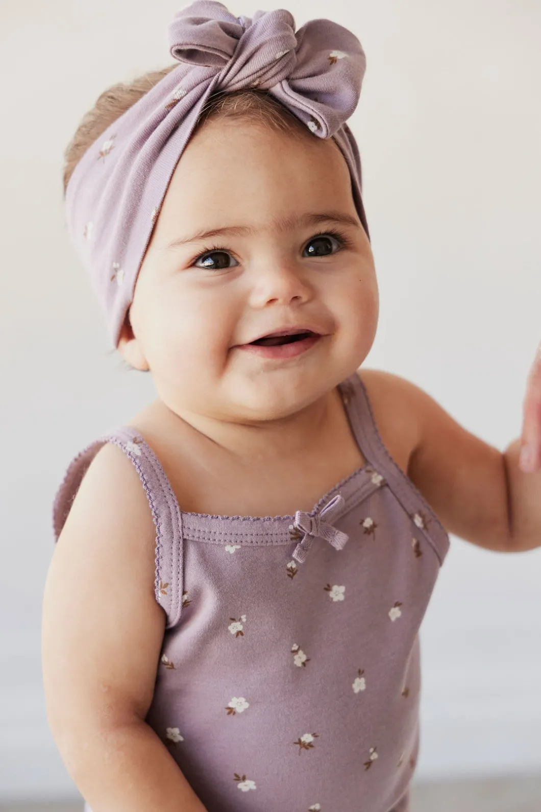 Organic Cotton Headband - Goldie Quail