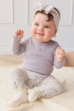Organic Cotton Headband - Fifi Lilac