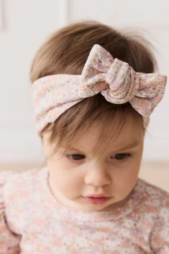 Organic Cotton Headband - Chloe Mauve