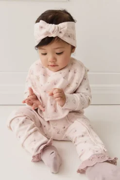 Organic Cotton Headband - Sweet Pea Floral