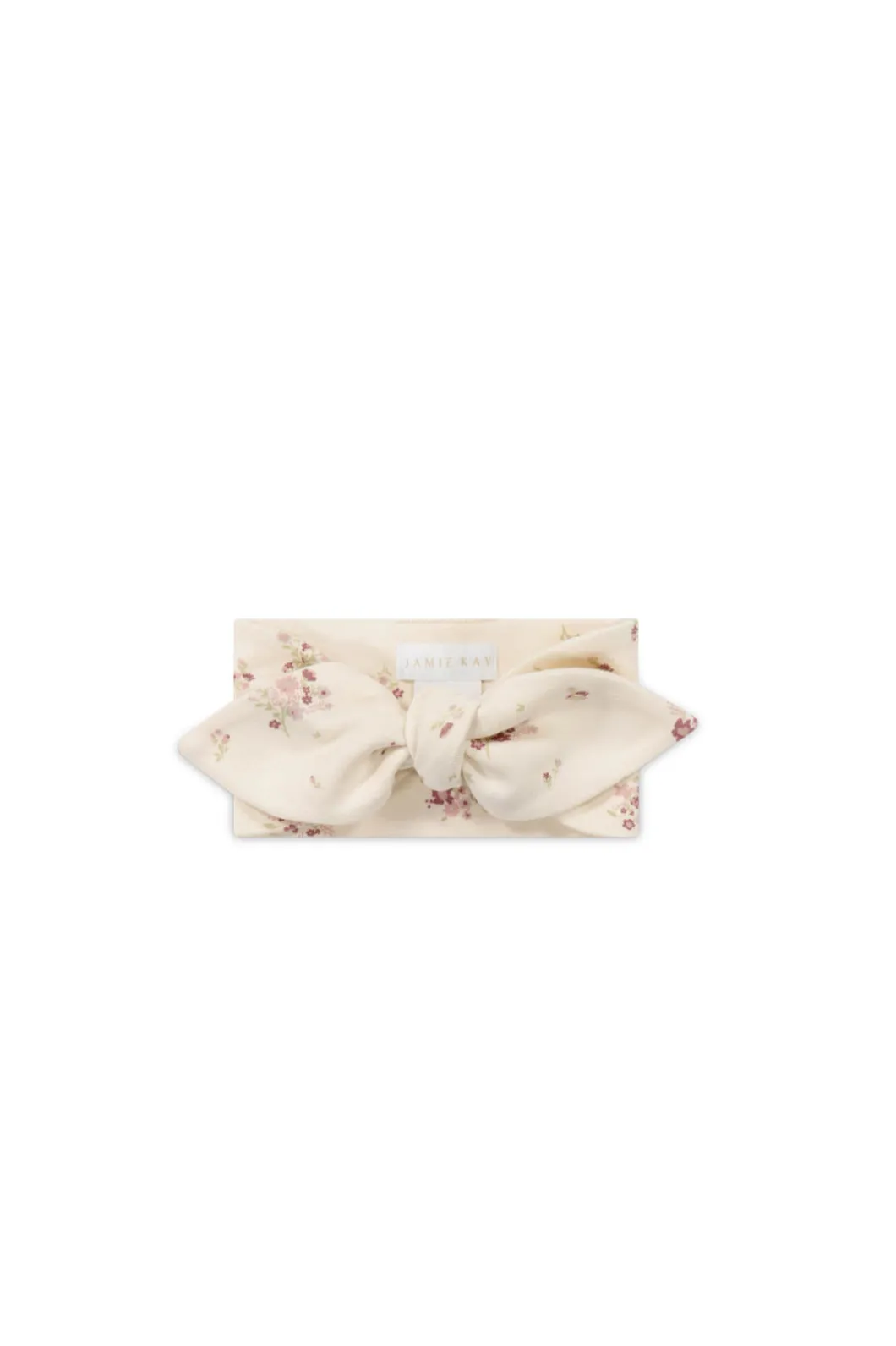 Organic Cotton Headband - Lauren Floral Tofu