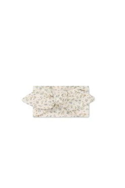 Organic Cotton Headband - Blueberry Ditsy