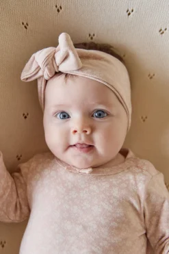Organic Cotton Headband - Rosalie Field Rose
