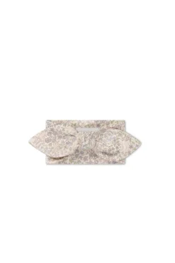 Organic Cotton Headband - April Floral Mauve