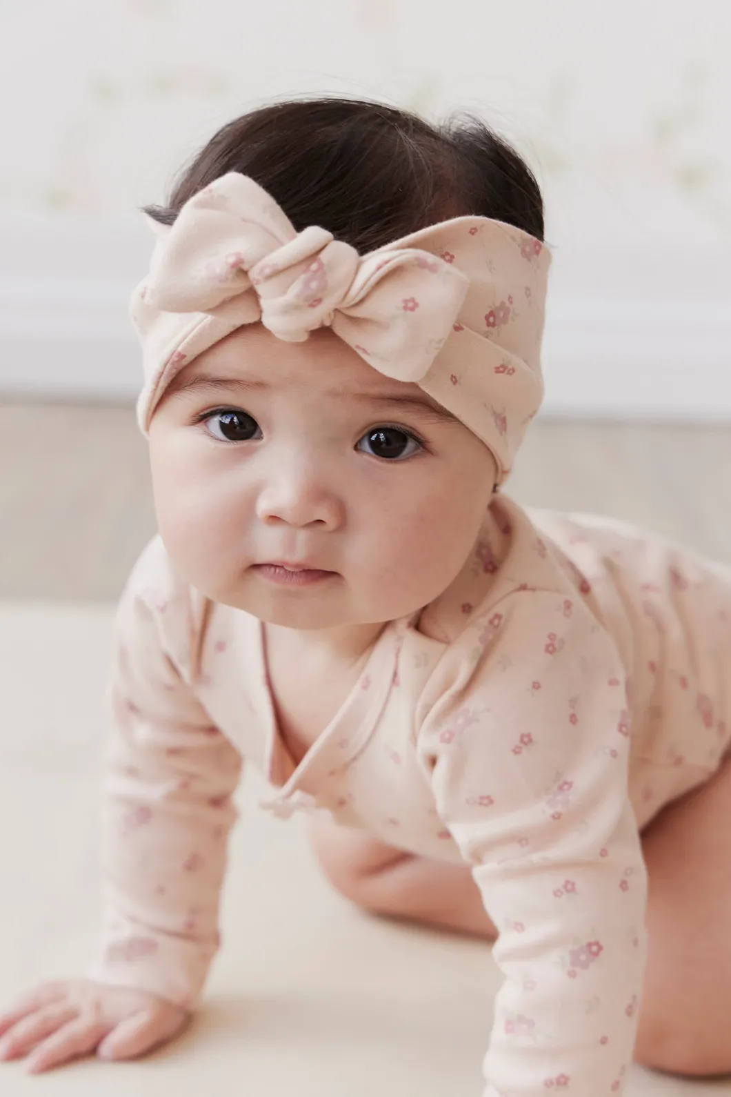 Organic Cotton Headband - Cindy Whisper Pink